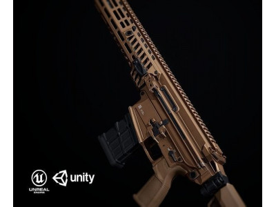 MCX Spear PBR Low-poly 3D model
