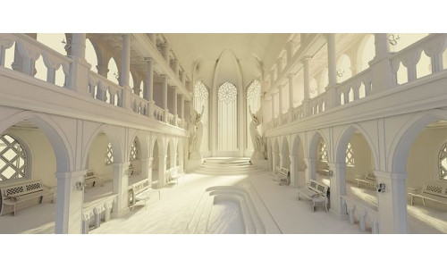 medieval palace  3D model