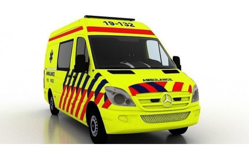 Mercedes Benz Sprinter L2H2 2009 Netherlands Ambulance 3D model