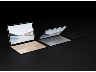 Microsoft Surface Laptop 4 in All Metallic Colors Low-poly 3D model