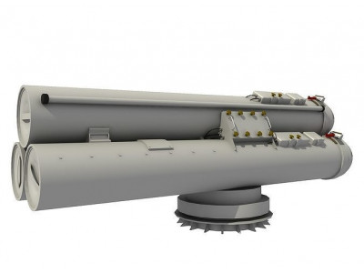 MK-32 TORPEDO TUBE 3D model