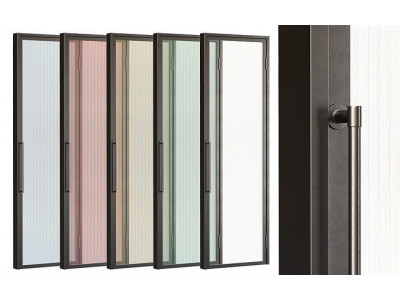 Modern Bathroom Glass Door VR1  3D model