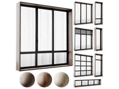Modern Windows 3D model