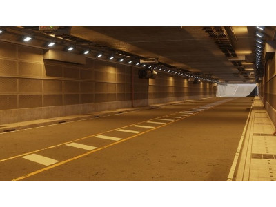Modular Road Tunnel Assets 3D model