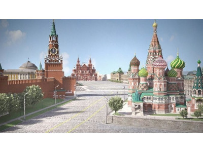 Moscow Red Square Russia 3D model