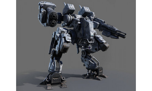 MW Robot Low-poly 3D model