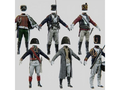Napoleon Empire Bundle Pack Rigged Low-poly 3D model