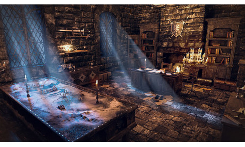 Northern Castle Office 3D Model Low-poly 3D model