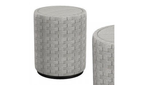 Oasis Outdoor Side Ottoman Lattice 3D model