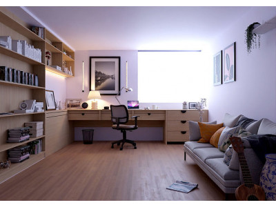 Office Scene 01 Low-poly 3D model
