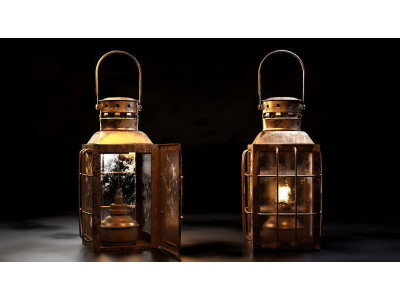 Oil Lantern 3D model