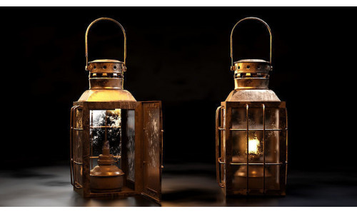 Oil Lantern 3D model