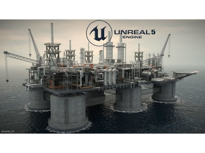oil platform 3D model