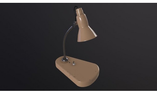 Old Lamp 3D Model Low-poly 3D model