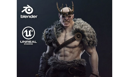 Orc Marauder Low-poly 3D model