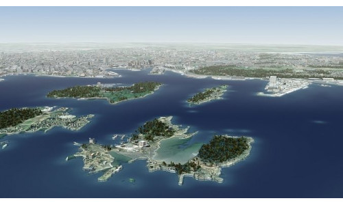 Oslo Norway Low-poly 3D model