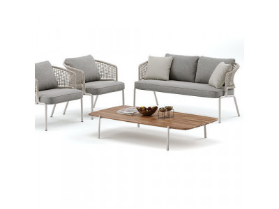Outdoor Garden Woven Lounge Set Tribu 3D model