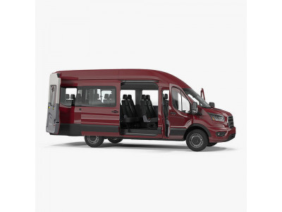 Passenger Van Rigged 3D model