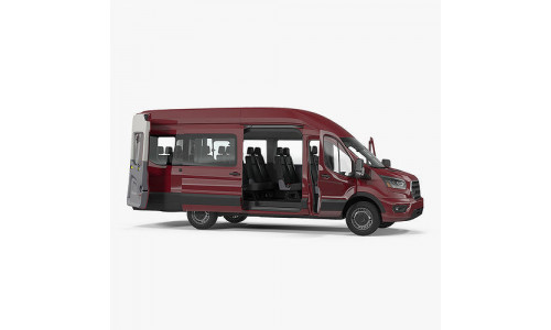 Passenger Van Rigged 3D model