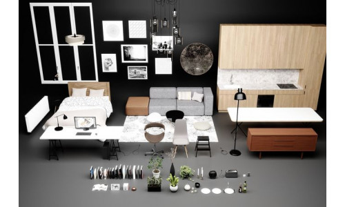 PBR Archviz Asset Pack 3D model