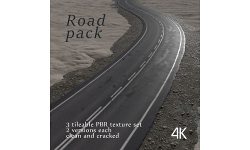 PBR Road texture pack  Texture