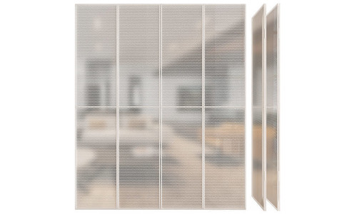 Perforated partition 3D model