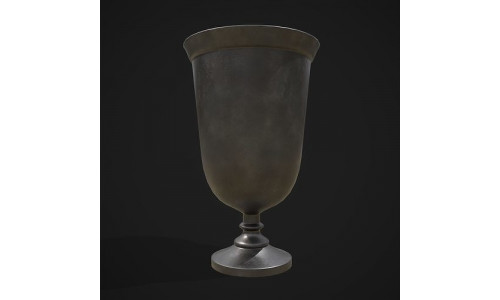 Pewter Goblet  Low-poly 3D model