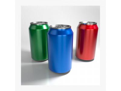 Photoreal Soda Can 3D model