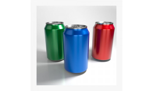 Photoreal Soda Can 3D model