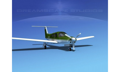 Piper PA-28R-201 Arrow III V09 3D model