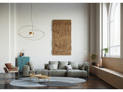 Pixels and Flowers living room interior scene 3D model