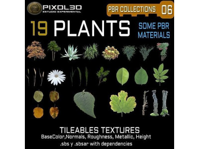 PLANTS 19 some PBR Tileable Textures  Texture