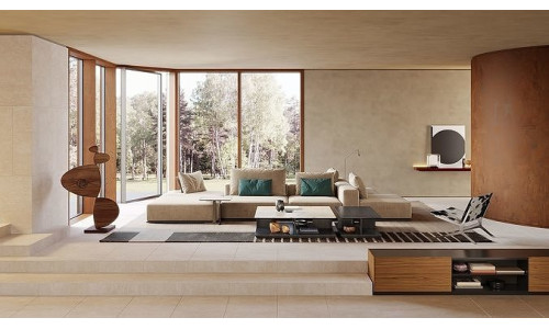 Poliform westside interior living scene 3D model