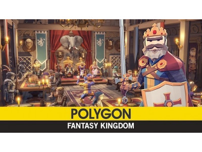 POLYGON - Fantasy Kingdom Low-poly 3D model