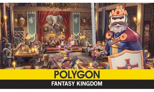POLYGON - Fantasy Kingdom Low-poly 3D model
