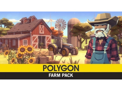 POLYGON - Farm Low-poly 3D model