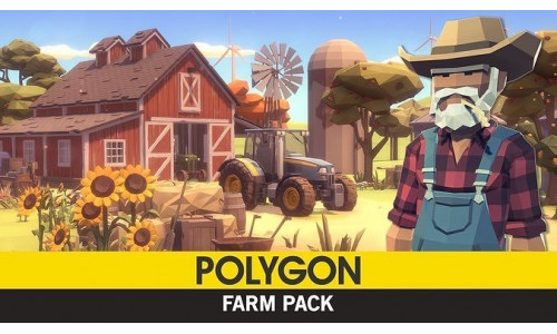 POLYGON - Farm Low-poly 3D model