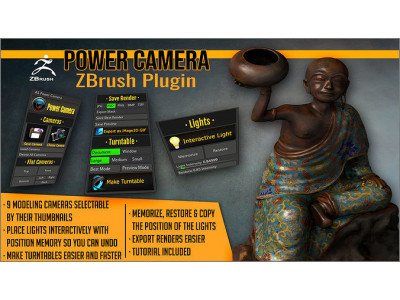 Power Camera ZBrush Plugin 3D model