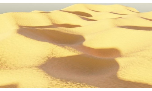 Procedural Dunes Generator Low-poly 3D model