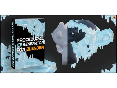 Procedural Ice Generator For Blender 3D model