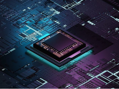 Processor chip 3D model