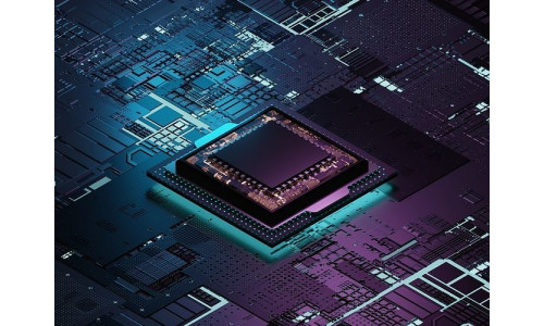Processor chip 3D model