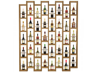 Rack with alcohol 49 3D model