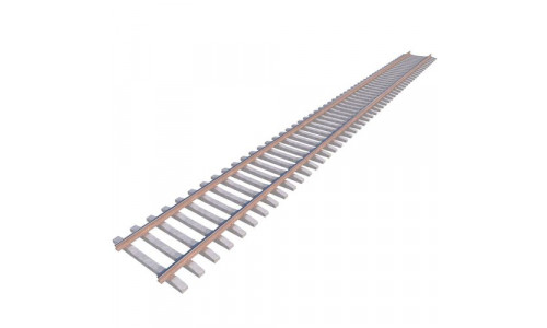 Railway Rails Low-poly 3D model