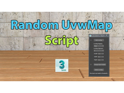 Random UvwMap Script 3D model