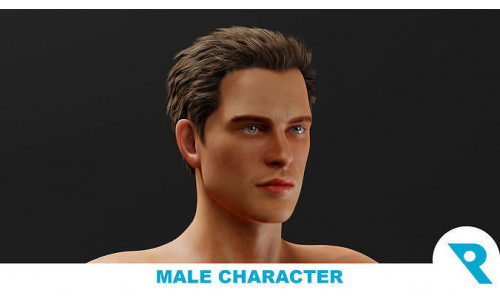 Realistic Male Character - Geeno 3D model