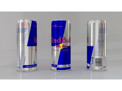Red Bull Energy Drink 3D model