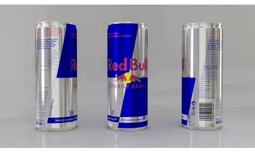 Red Bull Energy Drink 3D model