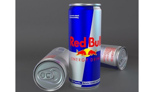Red Bull model Low-poly 3D model