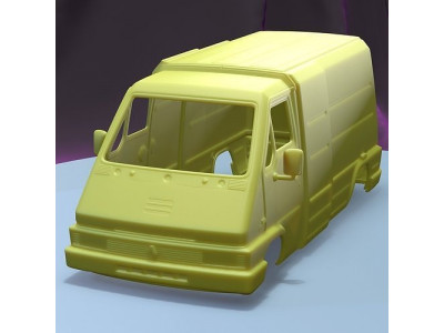 RENAULT MASTER PANEL VAN 1980 PRINTABLE CAR BODY 3D print model